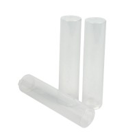 Wholesale Clear Hard Plastic Cylinder Storage Packaging Tube