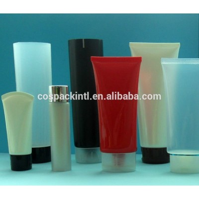 Beauty empty plastic cosmetic soft packaging tubes