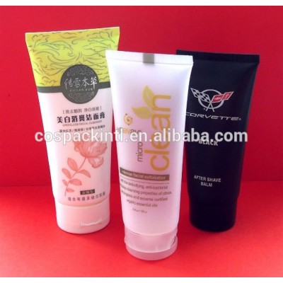 Frost matt varnish cosmetic tube packaging for body lotion