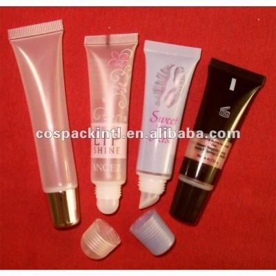 10ml lip gloss cosmetic plastic tube